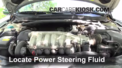 2002 Volvo S80 2.9 2.9L 6 Cyl. Power Steering Fluid Check Fluid Level